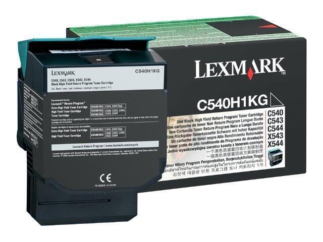 Lexmark Original Toner schwarz 2.500 Seiten (C540H1KG) für C540n, C543dn, C54... von Lexmark