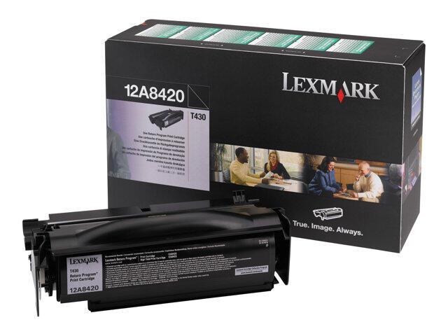 Lexmark Original Toner schwarz 6.000 Seiten (12A8420) für T430/d/dn von Lexmark