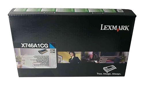 Lexmark Original X746A1CG Toner Cyan X 746 DE von Lexmark