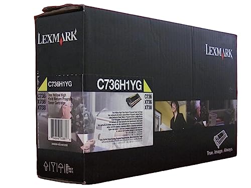 Lexmark Rückgabe-Kassette Toner gelb 10000 Seiten C736, X736 / X738 von Lexmark