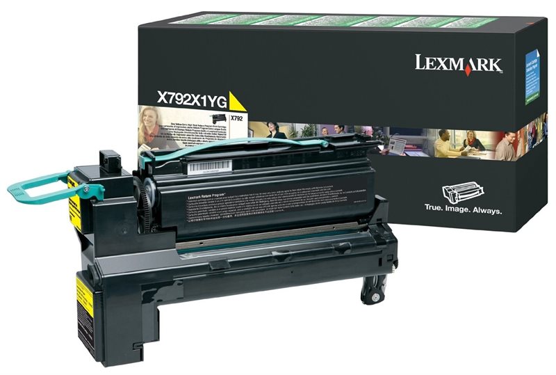 Lexmark Rückgabe-Toner gelb für X792 von Lexmark