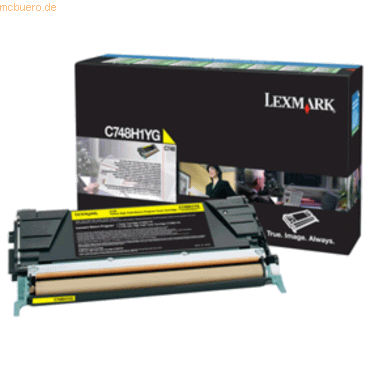 Lexmark Rückgabe-Tonerkartusche Lexmark C748H1YG C748 gelb Lexmark Rückgabe-Tonerkartusche Lexmark C748H1YG C748 gelb von Lexmark