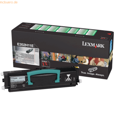 Lexmark Rückgabe-Tonerkartusche Lexmark E352H11E E350 schwarz Lexmark Rückgabe-Tonerkartusche Lexmark E352H11E E350 schwarz von Lexmark