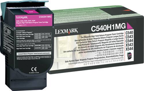 Lexmark Rückgabe Tonerkassette C540 C543 C544 C546 X544 X546 X548 Original Magenta 2000 Seiten C540 von Lexmark