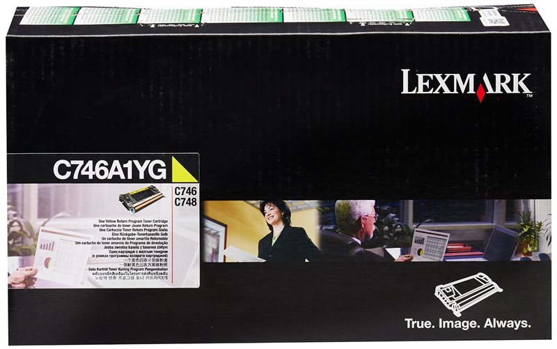 Lexmark Rückgabe-Tonerkassette Gelb von Lexmark