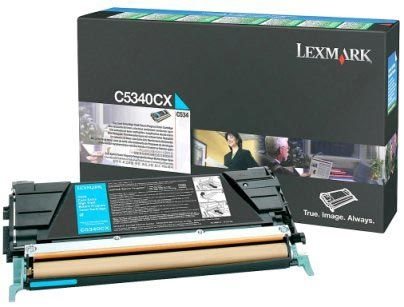 Lexmark Rückgabe-Tonerkassette cyan HC für C534 von Lexmark