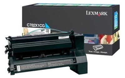 Lexmark Rückgabe-Tonerkassette cyan HC für C782 von Lexmark