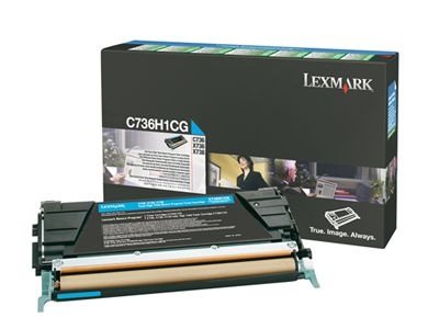 Lexmark Rückgabetonerkassette cyan für C736N von Lexmark