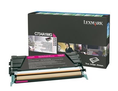 Lexmark Rückgabetonerkassette magenta für C734N von Lexmark