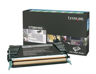Lexmark Rückgabetonerkassette schwarz für C736N von Lexmark