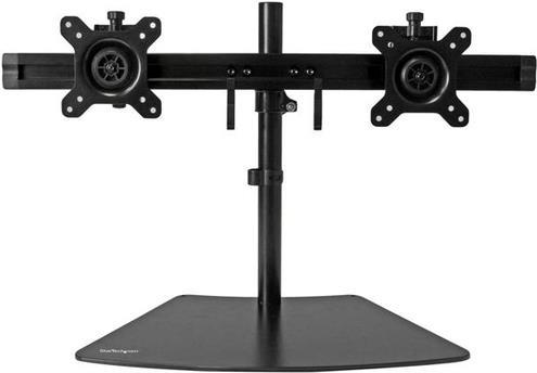 Lexmark StarTech.com Dual Monitor Stand- 2-Display Mount - Verstellbarer Arm für LCD-Display - Kunststoff, Stahl - Schwarz - Bildschirmgröße: 61 cm (24) - für Standfußmontage geeignet (ARMBARDUO) von Lexmark