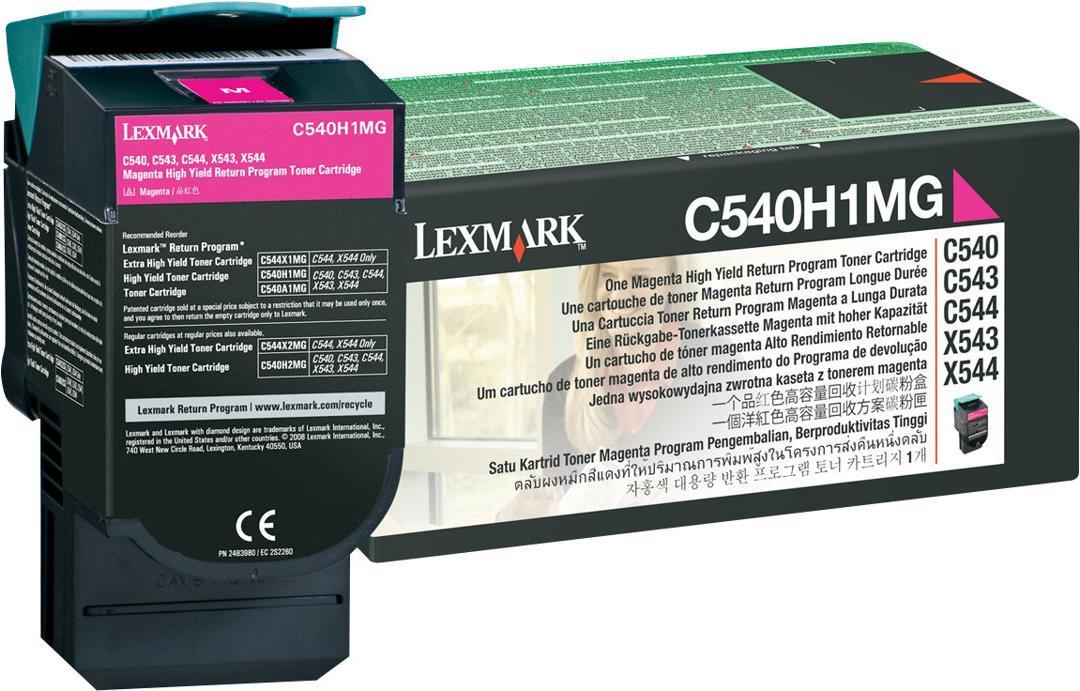 Lexmark Toner C540H1MG - Magenta - Kapazität: 2.000 Seiten (C540H1MG) von Lexmark