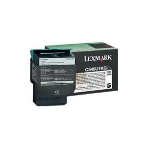 Lexmark Toner C546U1KG - Schwarz - Kapazit�t: 8.000 Seiten (C546U1KG) von Lexmark