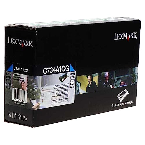 Lexmark Toner C734A1CG cyan ca. 6000 Seiten von Lexmark