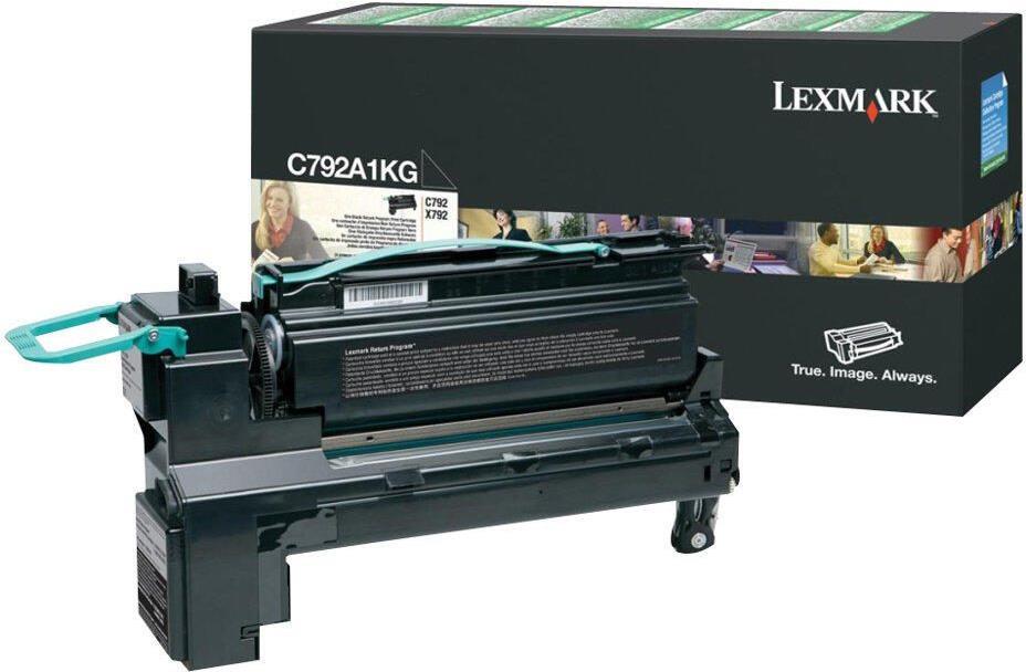 Lexmark Toner C792A1KG - Schwarz - Kapazität: 6.000 Seiten (C792A1KG) von Lexmark