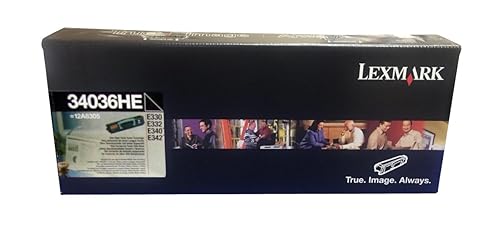 Lexmark Toner Cartridge for E33/E34 Series 6000 Pages Black – Laser Toner & Cartridges (Black, 6000 Pages, Laser) von Lexmark