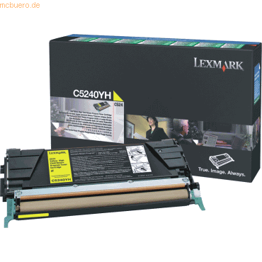 Lexmark Toner Lexmark C5240YH gelb Lexmark Toner Lexmark C5240YH gelb von Lexmark