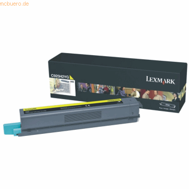 Lexmark Toner Lexmark C925H2YG gelb von Lexmark