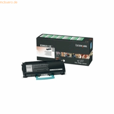 Lexmark Toner Lexmark E260/E360/E460 schwarz von Lexmark