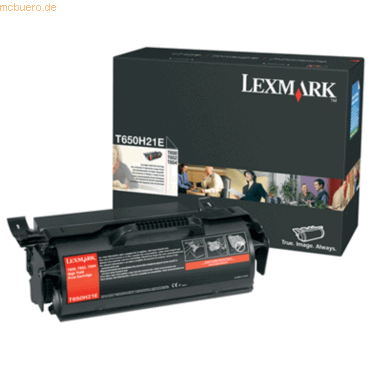 Lexmark Toner Lexmark T650H21E T650 schwarz Lexmark Toner Lexmark T650H21E T650 schwarz von Lexmark