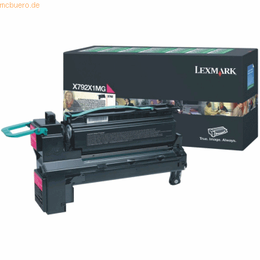 Lexmark Toner Lexmark X792X1MG magenta von Lexmark