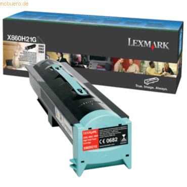 Lexmark Toner Lexmark X860H21G X860 schwarz von Lexmark