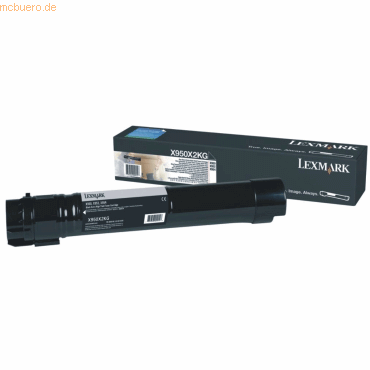 Lexmark Toner Lexmark X950X2KG schwarz Lexmark Toner Lexmark X950X2KG schwarz von Lexmark