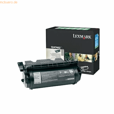 Lexmark Toner Original Lexmark 12A7462 schwarz von Lexmark