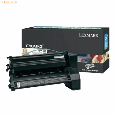 Lexmark Toner Original Lexmark C780A1KG schwarz von Lexmark