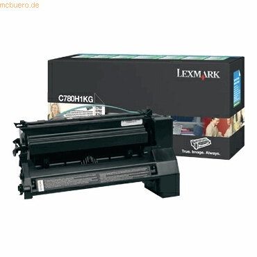 Lexmark Toner Original Lexmark C780H1KG schwarz von Lexmark