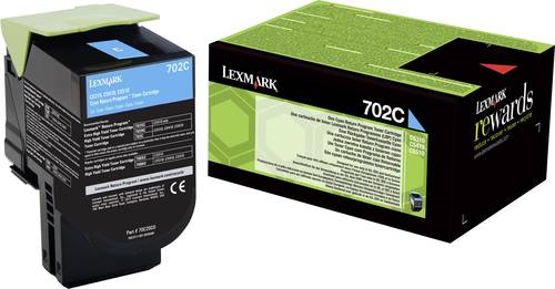 Lexmark Tonerkassette 702C CS310 CS410 CS510 Original Cyan 1000 Seiten 70C20C0 von Lexmark