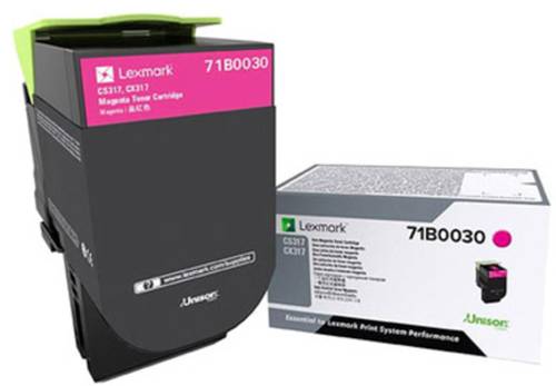Lexmark Tonerkassette CS317 CX317 Original Magenta 2300 Seiten 71B0030 Lexmark Tonerkassette CS317 CX317 Original Magenta 2300 Seiten 71B0030 von Lexmark