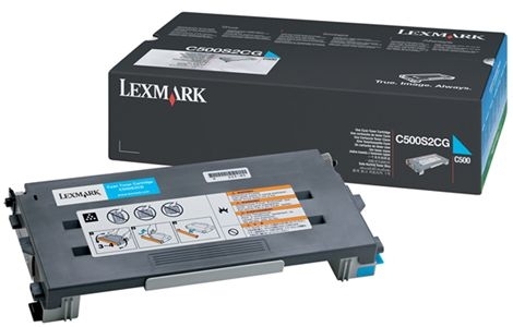 Lexmark Tonerkassette cyan, original, C500H2CG von Lexmark