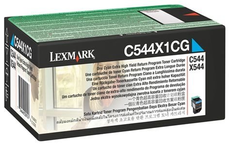 Lexmark Tonerkassette cyan HC für C544/X544 von Lexmark