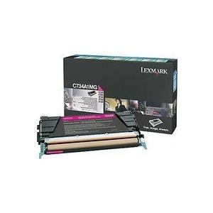 Lexmark - Tonerpatrone - 1 x Magenta - 6000 Seiten - LRP / LCCP (0C734A1MG) von Lexmark