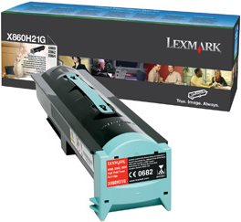 Lexmark - Tonerpatrone - 1 x Schwarz - 30000 Seiten (X860H21G) von Lexmark