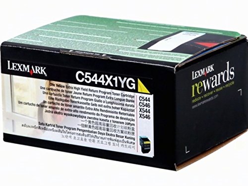 Lexmark X 548 DTE (C544X1YG) - original - Toner gelb - 4.000 Seiten von Lexmark