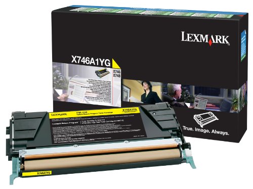 Lexmark X746A1YG Toner Cartridge für X748, gelb von Lexmark