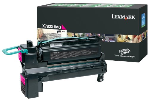 Lexmark X792X1MG X792 Tonerkartusche Extra Höhekapazität Return Program 1er-Pack, 20.000 Seiten, magenta XXL von Lexmark