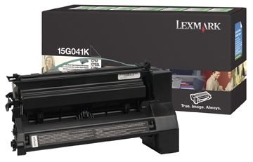 Toner schwarz für Lexmark Optra C752 - 15G041K von Lexmark