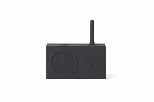 Lexon TYKHO 3 Tragbarer Bluetooth Lautsprecher mit FM Radio, Wasserdicht und Wiederaufladbarer Akku - Schwarz Lexon TYKHO 3 Tragbarer Bluetooth Lautsprecher mit FM Radio, Wasserdicht und Wiederaufladbarer Akku - Schwarz von Lexon