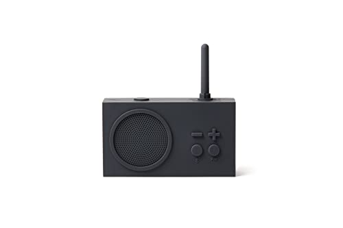 Lexon TYKHO 3 Tragbarer Bluetooth Lautsprecher mit FM Radio, Wasserdicht und Wiederaufladbarer Akku - dunkelgrau Lexon TYKHO 3 Tragbarer Bluetooth Lautsprecher mit FM Radio, Wasserdicht und Wiederaufladbarer Akku - dunkelgrau von Lexon