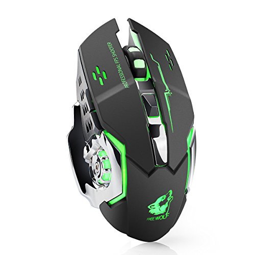 LexonElec Wireless Maus X 8 Wiederaufladbare 2,4 GHz Silent Mute 7 Farben LED Atmen Hintergrundbeleuchtung Tarantula anpassen Optische Ergonomische schnurlose Gaming Maus Gamer Mäuse 6 Tasten LexonElec Wireless Maus X 8 Wiederaufladbare 2,4 GHz Silent Mute 7 Farben LED Atmen Hintergrundbeleuchtung Tarantula anpassen Optische Ergonomische schnurlose Gaming Maus Gamer Mäuse 6 Tasten von LexonElec