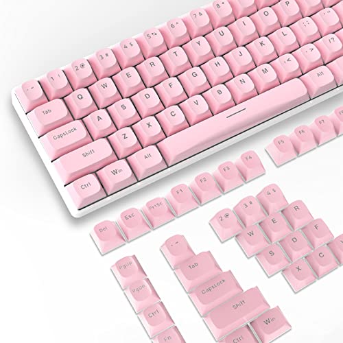 PBT Tastenkappen,117 Tasten Double Shot Tastenkappen Set US Layout (ANSI) OEM Profil mit Tastenabzieher für TKL 61 64 68 75 87 96 104 108 GMMK Cherry MX Gateron Kailh Switches mechanische Tastatur von LexonTech