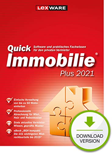 [DEPRECATED] QuickImmobilie 2021 | Plus | PC | PC Aktivierungscode per Email von Lexware