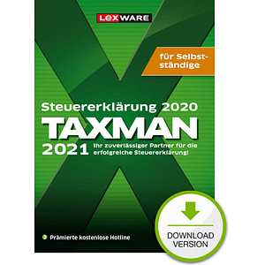 LEXWARE TAXMAN Selbstständige 2021 (für das Steuerjahr 2020) Software Vollversion (Download-Link) von Lexware