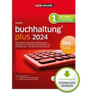 LEXWARE buchhaltung plus 2024 Software Vollversion (Download-Link) von Lexware