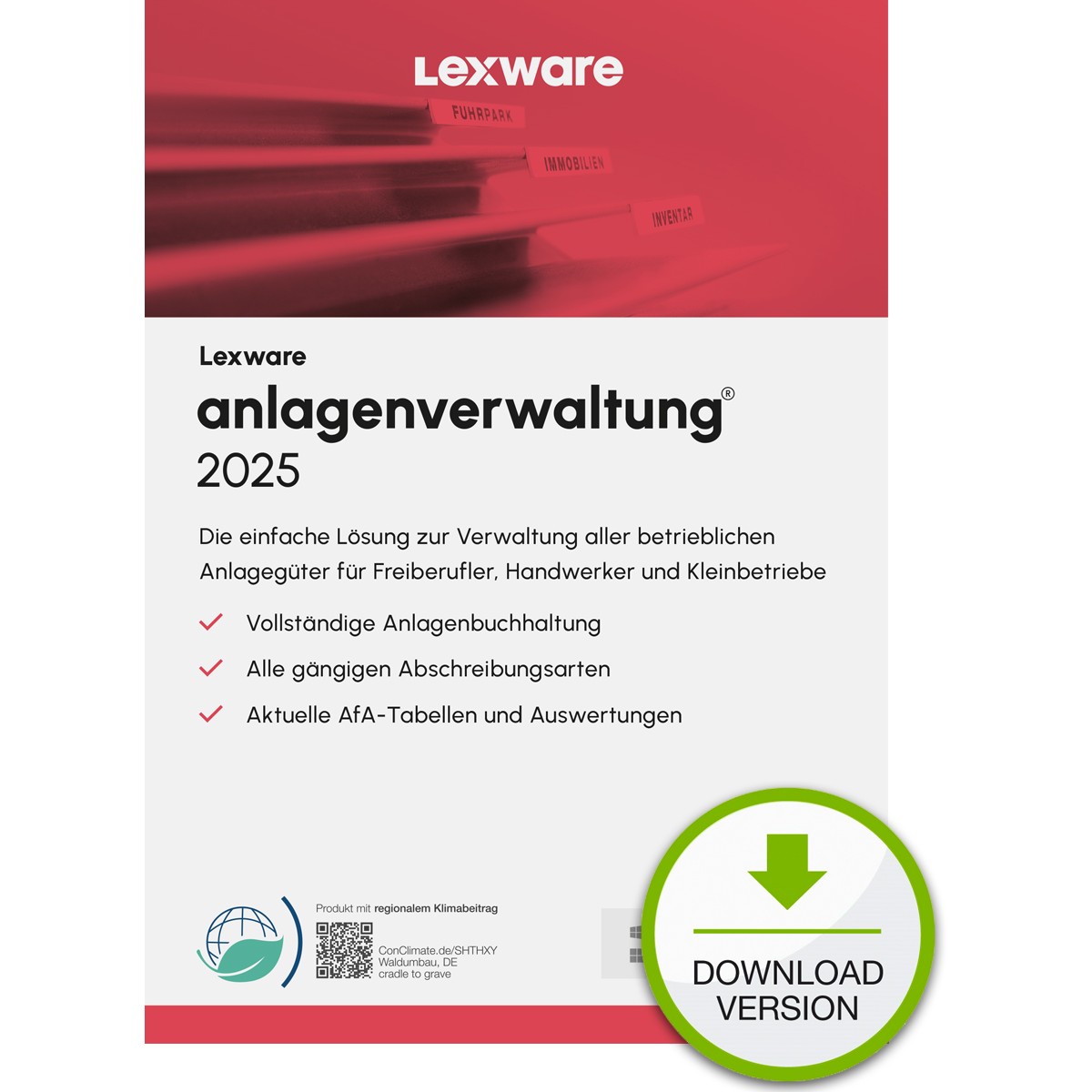 Lexware Anlagenverwaltung 2024 - 1 Devise. ABO - ESD-DownloadESD Lexware Anlagenverwaltung 2024 - 1 Devise. ABO - ESD-DownloadESD von Lexware