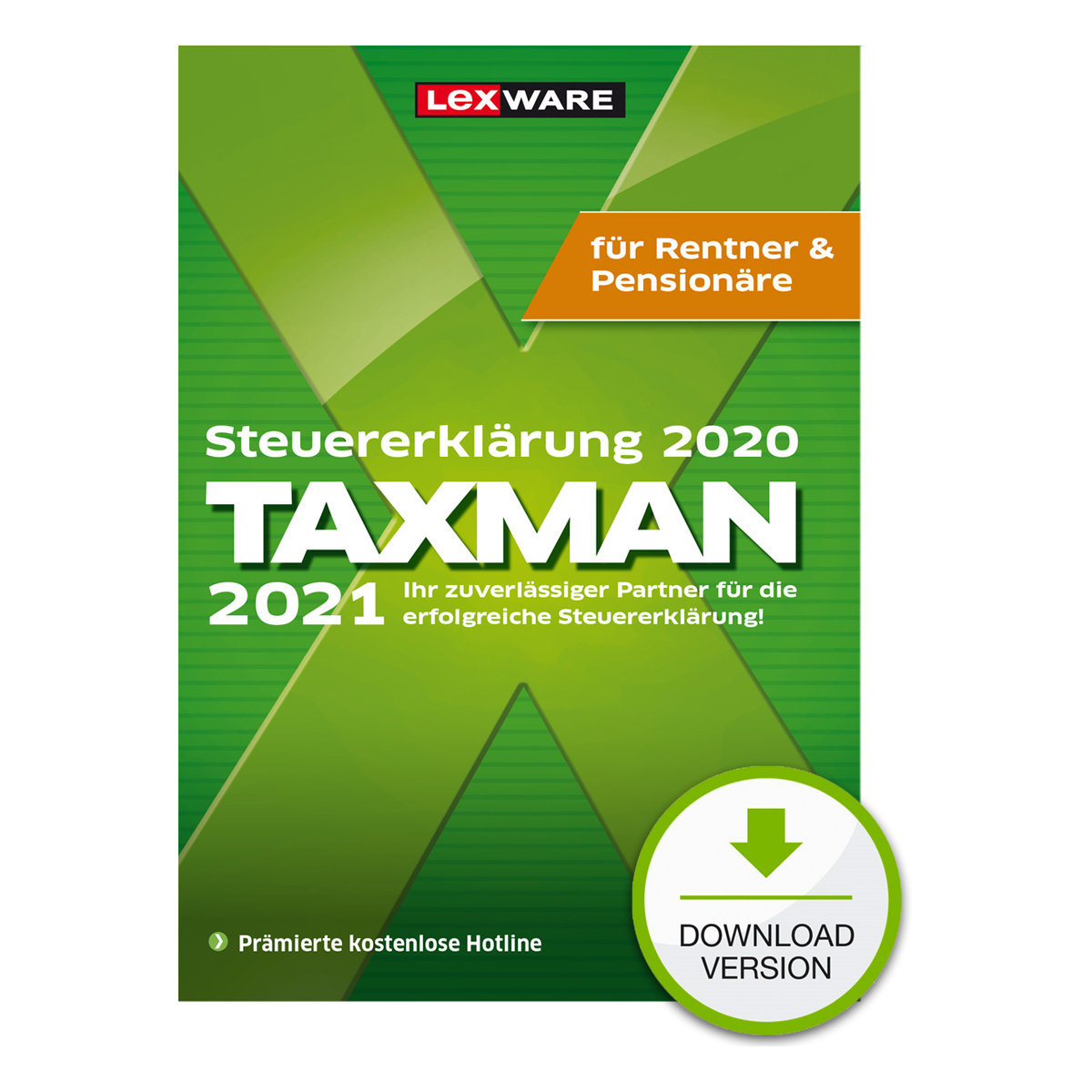 Lexware TAXMAN 2021 für Rentner & Pensionäre [Download] von Lexware