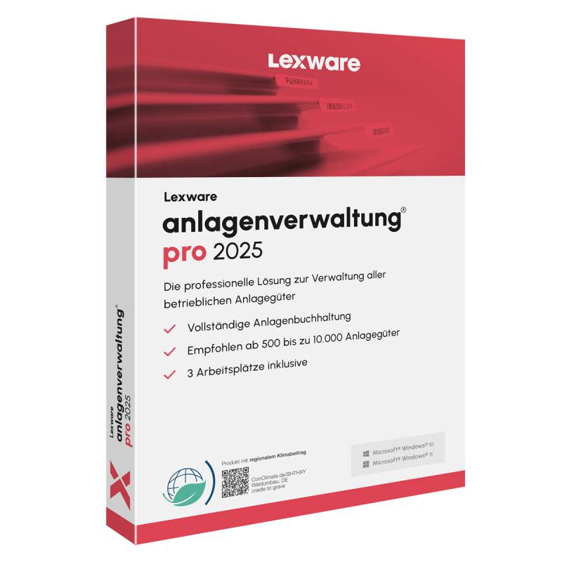 Lexware anlagenverwaltung pro 2025 Jahresversion (365-Tage) von Lexware